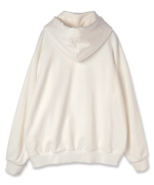 CULLNI(クルニ)の「French Terry Embroidery Patch Hoodie(パーカー・メンズ・ホワイト/ラベンダー/ブルー/ブラック・2/1/0)」の6枚目の写真