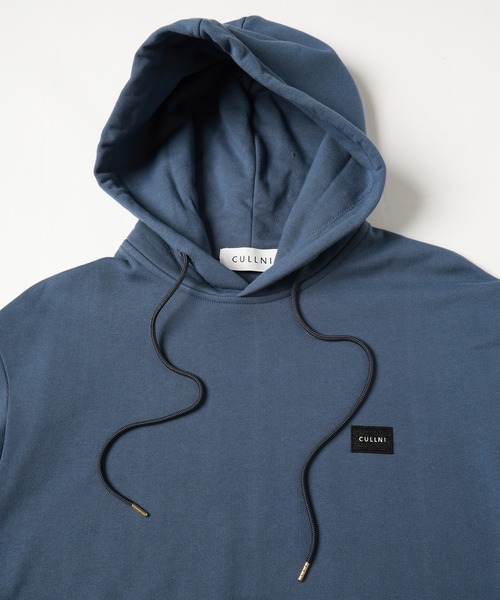 CULLNI(クルニ)の「French Terry Embroidery Patch Hoodie(パーカー・メンズ・ホワイト/ラベンダー/ブルー/ブラック・2/1/0)」の15枚目の写真