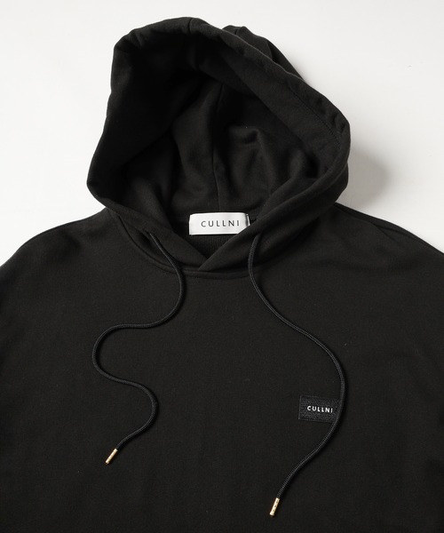 CULLNI(クルニ)の「French Terry Embroidery Patch Hoodie(パーカー・メンズ・ホワイト/ラベンダー/ブルー/ブラック・2/1/0)」の19枚目の写真