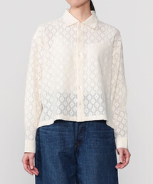 bshop   INDIA NDUSTRY   ハシゴレースブラウス Bshop（ビショップ）の「INDIA INDUSTRY | ハシゴレースブラウス