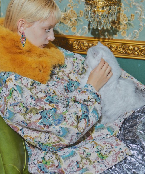 新品 bless n°08 ブレス Cat ゴブラン ジャケット ねこ柄 SPECIAL EDITION CATゴブランジャケット（その他アウター）｜manana