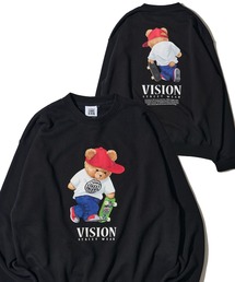 VISION STREET WEAR | 【VISION STREET WEAR】オリジナルグラフィック ベアスケーター トレーナー(スウェット)