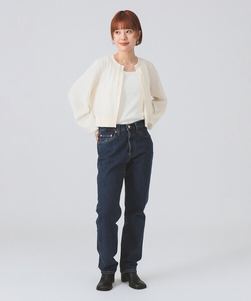 Levi's（リーバイス）の「LEVI’S(R) / 501 ジーンズ FOR WOMEN（デニムパンツ・レディース・インディゴブルー・26inch/27inch/28inch）」の12枚目の写真