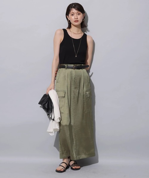 サテンフラップスカート（スカート）｜Arpege story