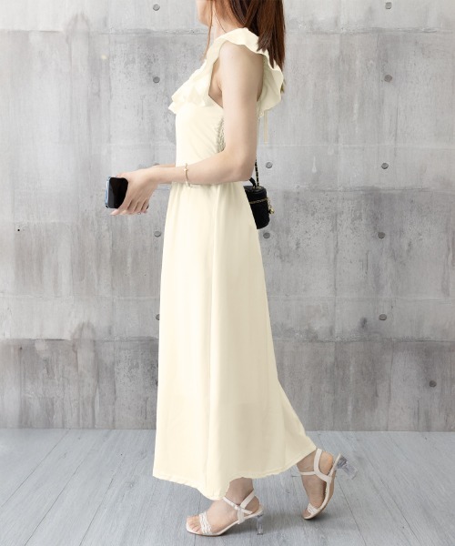 美品　Nala ホワイトノースリーブミニワンピース S 新品タグ付】Nala ホワイトノースリーブミニワンピース S 美品 Nala