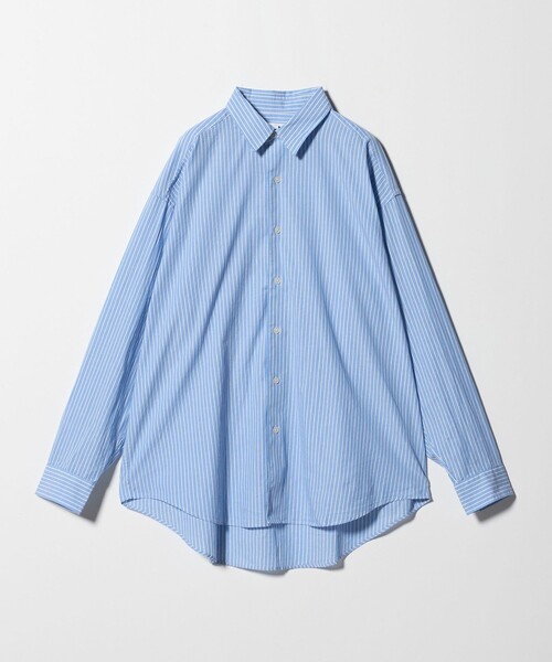 CITEN（シテン）の「＜CITEN＞ストライプオーバーシャツ（シャツ/ブラウス・メンズ・ライム/ライトブルー・L/M/S）」の13枚目の写真