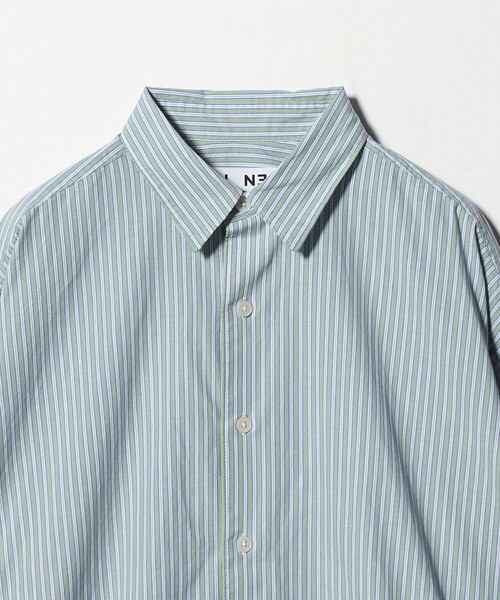 CITEN（シテン）の「＜CITEN＞ストライプオーバーシャツ（シャツ/ブラウス・メンズ・ライム/ライトブルー・L/M/S）」の20枚目の写真