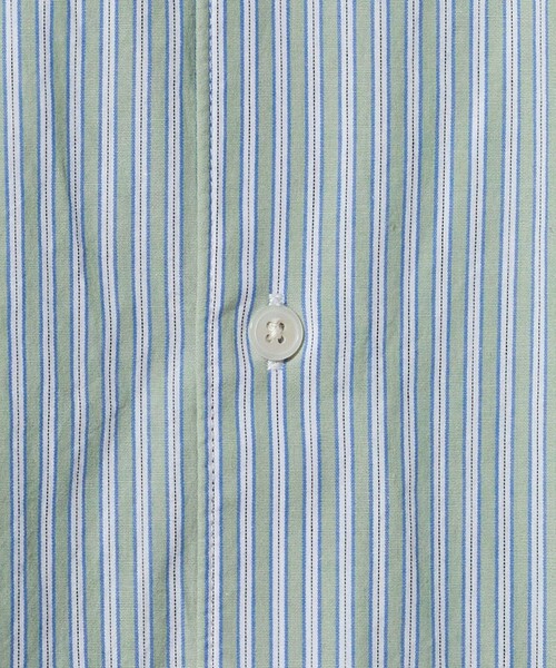 CITEN（シテン）の「＜CITEN＞ストライプオーバーシャツ（シャツ/ブラウス・メンズ・ライム/ライトブルー・L/M/S）」の21枚目の写真
