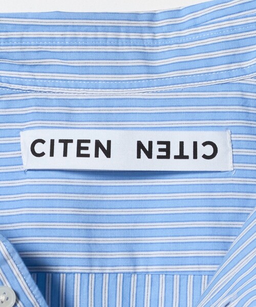 CITEN（シテン）の「＜CITEN＞ストライプオーバーシャツ（シャツ/ブラウス・メンズ・ライム/ライトブルー・L/M/S）」の22枚目の写真