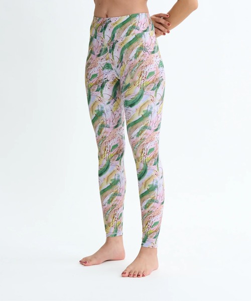 セール】HAVE A GREAT DAY LEG/ロキシー水陸両用速乾UVケア総柄