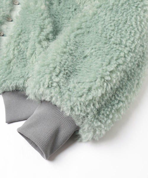 mintdesigns（ミントデザインズ）の「AIRY POODLE BLOUSON（ブルゾン・レディース・ブラウン/ミント・ONESIZE）」の13枚目の写真