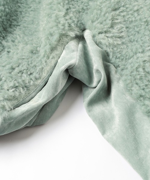 mintdesigns（ミントデザインズ）の「AIRY POODLE BLOUSON（ブルゾン・レディース・ブラウン/ミント・ONESIZE）」の14枚目の写真