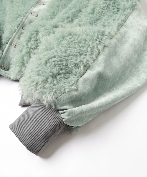 mintdesigns（ミントデザインズ）の「AIRY POODLE BLOUSON（ブルゾン・レディース・ブラウン/ミント・ONESIZE）」の16枚目の写真