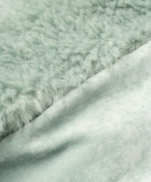 mintdesigns（ミントデザインズ）の「AIRY POODLE BLOUSON（ブルゾン・レディース・ブラウン/ミント・ONESIZE）」の17枚目の写真