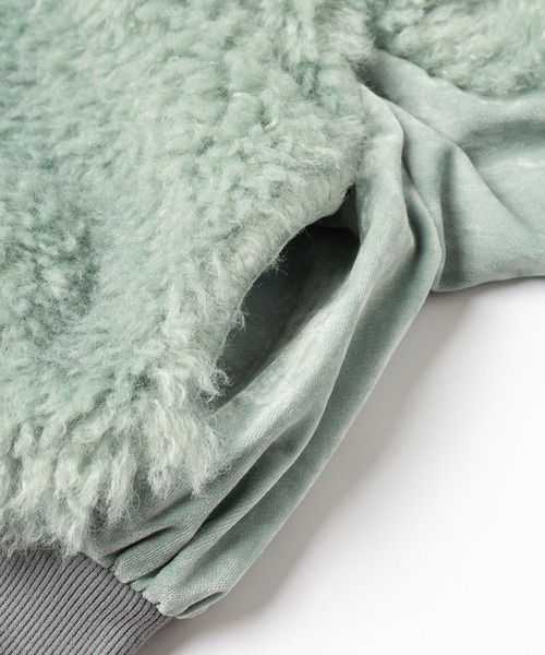 mintdesigns（ミントデザインズ）の「AIRY POODLE BLOUSON（ブルゾン・レディース・ブラウン/ミント・ONESIZE）」の18枚目の写真