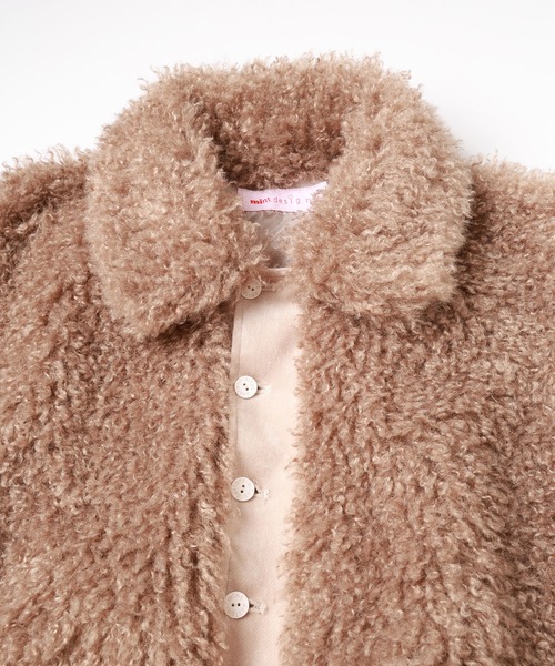 mintdesigns（ミントデザインズ）の「AIRY POODLE BLOUSON（ブルゾン・レディース・ブラウン/ミント・ONESIZE）」の19枚目の写真