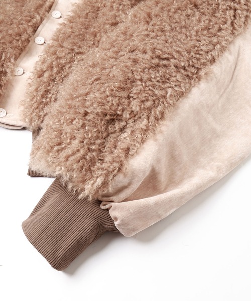mintdesigns（ミントデザインズ）の「AIRY POODLE BLOUSON（ブルゾン・レディース・ブラウン/ミント・ONESIZE）」の22枚目の写真