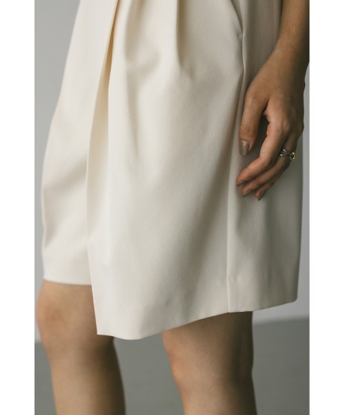 STYLEMIXER(スタイルミキサー)の「3タックハーフパンツ(その他パンツ・レディース・アイボリー/ブラック・SMALL/MEDIUM)」の10枚目の写真