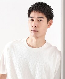 THE SHOP TK （ザ ショップ ティーケー ）の「【好評につき再入荷！】ジオメトリックリンクス半袖Tシャツ（Tシャツ/カットソー）」
