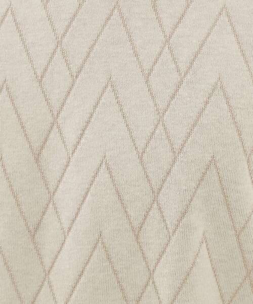 THE SHOP TK （ザ ショップ ティーケー ）の「◆【好評につき再入荷！】ジオメトリックリンクス半袖Tシャツ（Tシャツ/カットソー・メンズ・オフホワイト/ライトベージュ・01/04/03/02）」の14枚目の写真