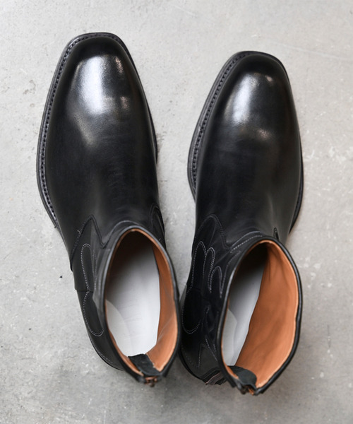 EARLE（アール）の「EARLE アール / Minimal western boots ミニマル