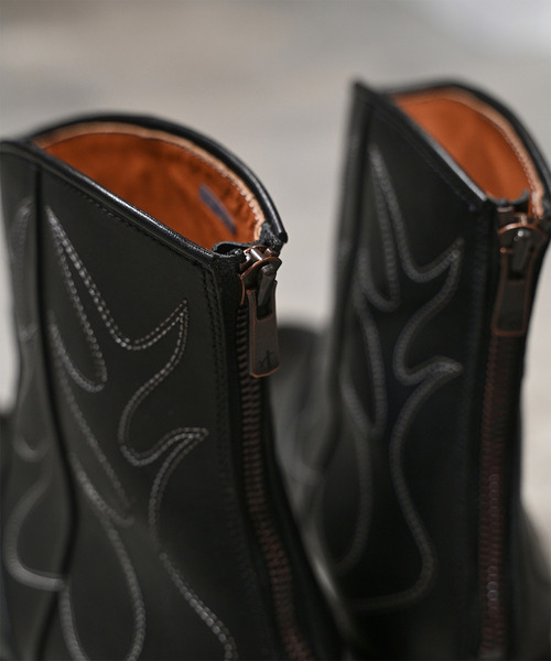 EARLE（アール）の「EARLE アール / Minimal western boots ミニマル