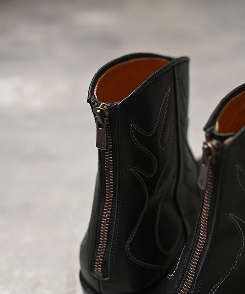 EARLE（アール）の「EARLE アール / Minimal western boots ミニマル