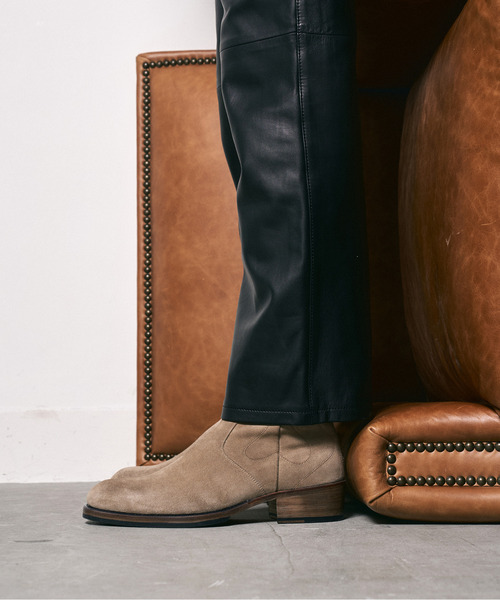 EARLE（アール）の「EARLE アール / Minimal western boots ミニマル