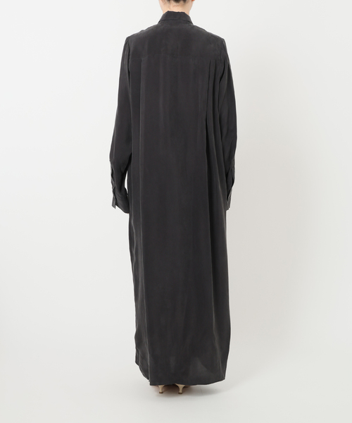 plage（プラージュ）の「R’IAM キュプラシャツワンピース（ワンピース・レディース・キャメル/チャコールグレー・36/38）」の16枚目の写真