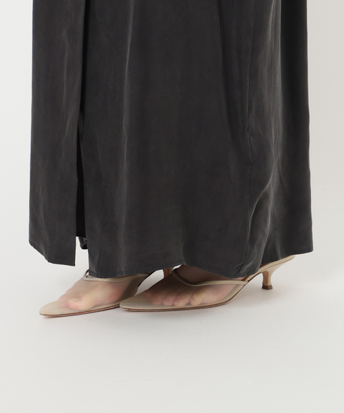 plage（プラージュ）の「R’IAM キュプラシャツワンピース（ワンピース・レディース・キャメル/チャコールグレー・36/38）」の21枚目の写真