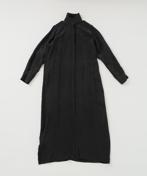 plage（プラージュ）の「R’IAM キュプラシャツワンピース（ワンピース・レディース・キャメル/チャコールグレー・36/38）」の22枚目の写真