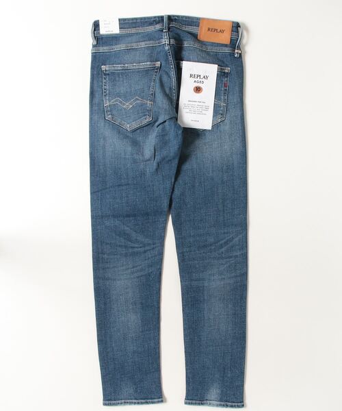 REPLAY(リプレイ)の「AGED 10 YEARS レギュラースリム WILLBI オーガニックコットンデニム(デニムパンツ・メンズ・ブルー・W28xL32/W36xL32/W34xL32/W33xL32/W31xL32/W30xL32/W29xL32/W32xL32)」の8枚目の写真