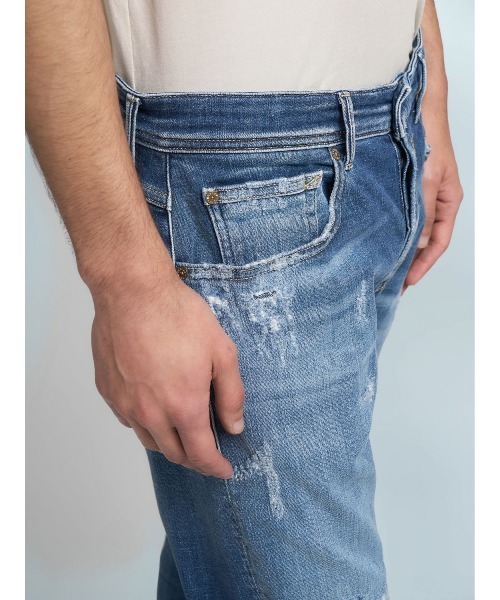 REPLAY(リプレイ)の「AGED 10 YEARS レギュラースリム WILLBI オーガニックコットンデニム(デニムパンツ・メンズ・ブルー・W28xL32/W36xL32/W34xL32/W33xL32/W31xL32/W30xL32/W29xL32/W32xL32)」の7枚目の写真