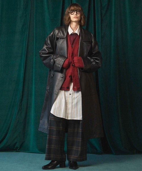 MAISON SPECIAL レザートレンチコート MAISON SPECIAL トレンチコート コート 「UNISEX」Sheep Leather