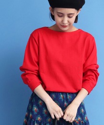 ボーダー ボートネック プルオーバー」に該当するファッション