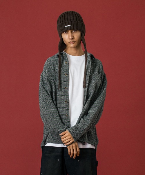 セール】PLAID L/S SHIRT（シャツ/ブラウス）｜XLARGE（エクストラ