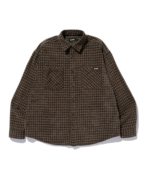 セール】PLAID L/S SHIRT（シャツ/ブラウス）｜XLARGE（エクストラ