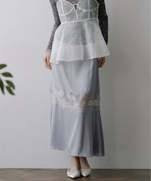 HEIREN（ヘイレーン）の「【HEIREN】ヴィンテージサテンナロースカート（スカート）」