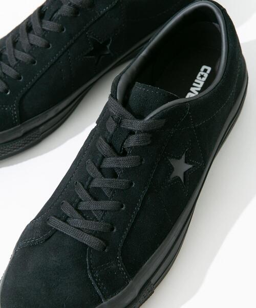 CONVERSE(コンバース)の「CONVERSE ワンスター スエード(スニーカー・メンズ・ブラック・9/7.5/8/8.5)」の3枚目の写真