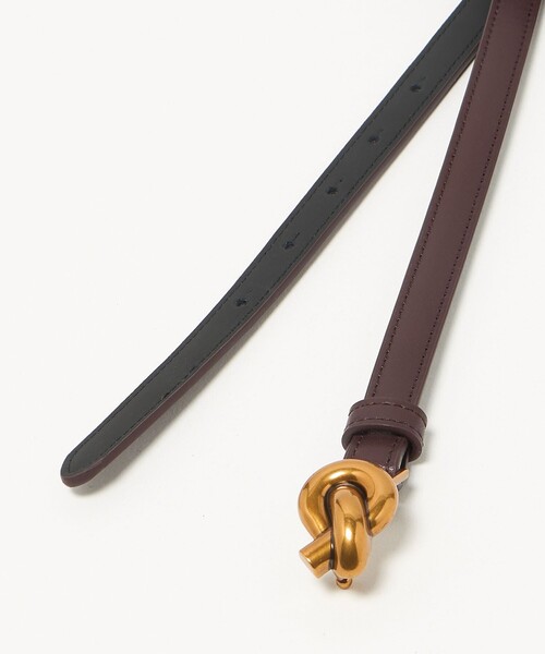 UNITED ARROWS（ユナイテッドアローズ）の「ノット バックル ベルト（ベルト・レディース・ブラック/ワイン/グレー系・FREE）」の9枚目の写真