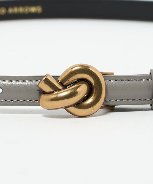 UNITED ARROWS（ユナイテッドアローズ）の「ノット バックル ベルト（ベルト・レディース・ブラック/ワイン/グレー系・FREE）」の14枚目の写真