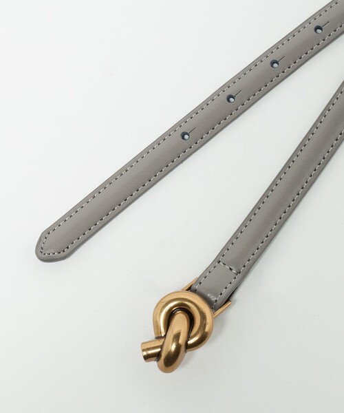 UNITED ARROWS（ユナイテッドアローズ）の「ノット バックル ベルト（ベルト・レディース・ブラック/ワイン/グレー系・FREE）」の15枚目の写真