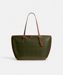 COACH（コーチ）の「タクシー トート バッグ・シグネチャー キャンバス（トートバッグ・メンズ）」
