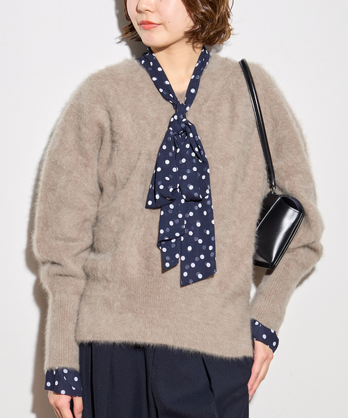 ジャーナルスタンダードレサージュ FOX CASHMERE Vネックプルオーバー FOX CASHMERE Vネックプルオーバー | ジャーナルスタンダード