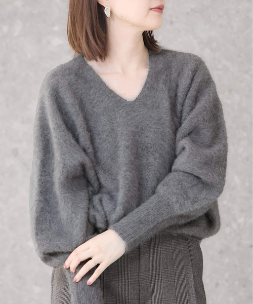 追加》FOX CASHMERE Vネックプルオーバー（ニット/セーター）｜journal