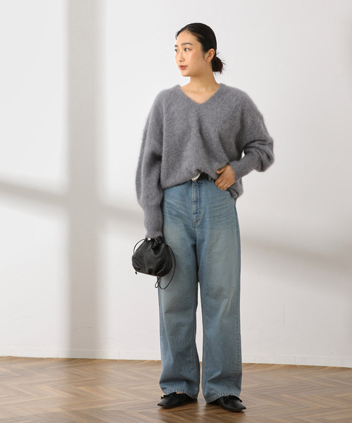 追加》FOX CASHMERE Vネックプルオーバー（ニット/セーター）｜journal