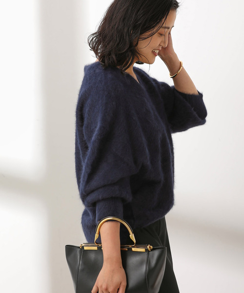 トップス JOURNAL STANDARD L'ESSAGE FOX CASHMERE 追加》FOX CASHMERE Vネックプルオーバー（ニット/セーター