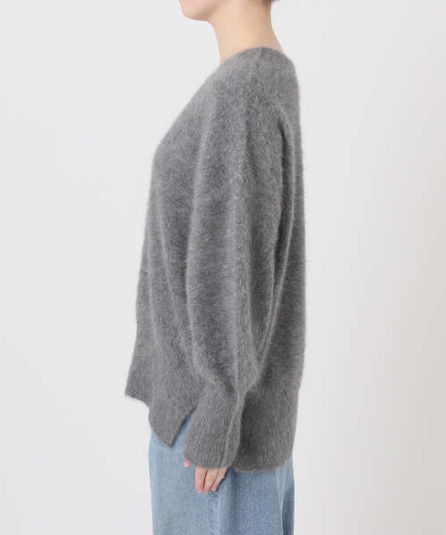 journal standard L'essage（ジャーナルスタンダードレサージュ）の「《追加》FOX CASHMERE Vネックプルオーバー（ニット/セーター・レディース・チャコールグレー/オリーブ/ネイビー/ベージュ・FREE）」の14枚目の写真