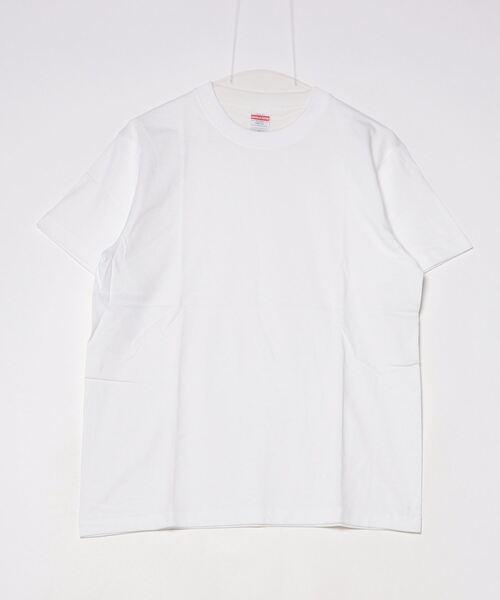 United Athle（ユナイテッドアスレ）の「『UNITED ATHLE 5.6オンス ハイクオリティー Tシャツ』（Tシャツ/カットソー・メンズ・ホワイト/ブラック・MEDIUM）」の2枚目の写真