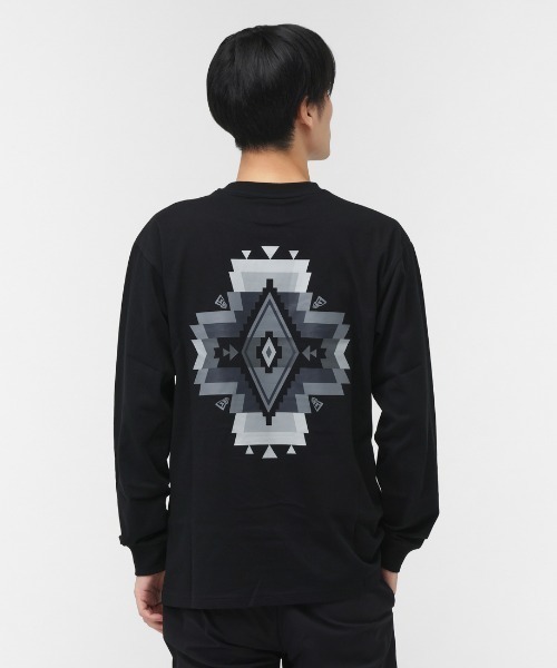 NEW ERA（ニューエラ）の「ニューエラ  LS CT TEE PENDLETON BLK（Tシャツ/カットソー・メンズ・ブラック・M/L/LL）」の5枚目の写真